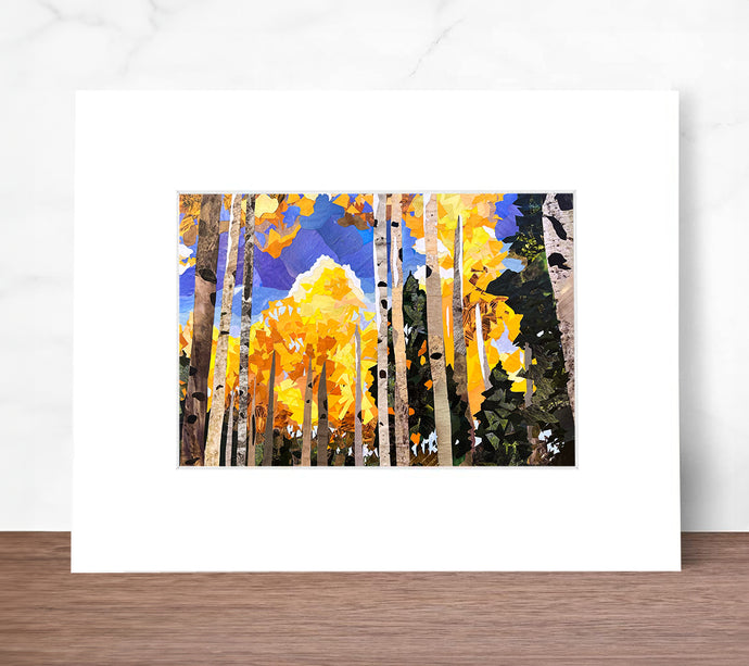 Autumn Leaves - Matted Print