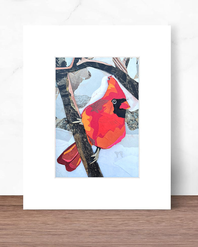 Cardinal - Matted Print