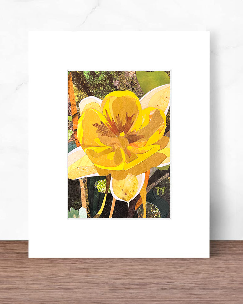 Golden - Matted Print