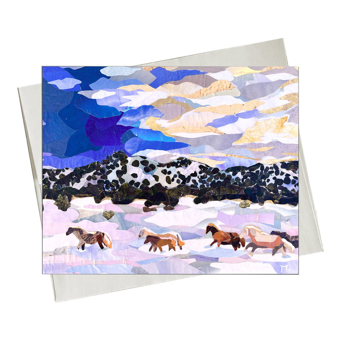 Snow Run - Note Card
