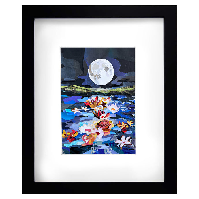 Moon Bloom - Framed Print