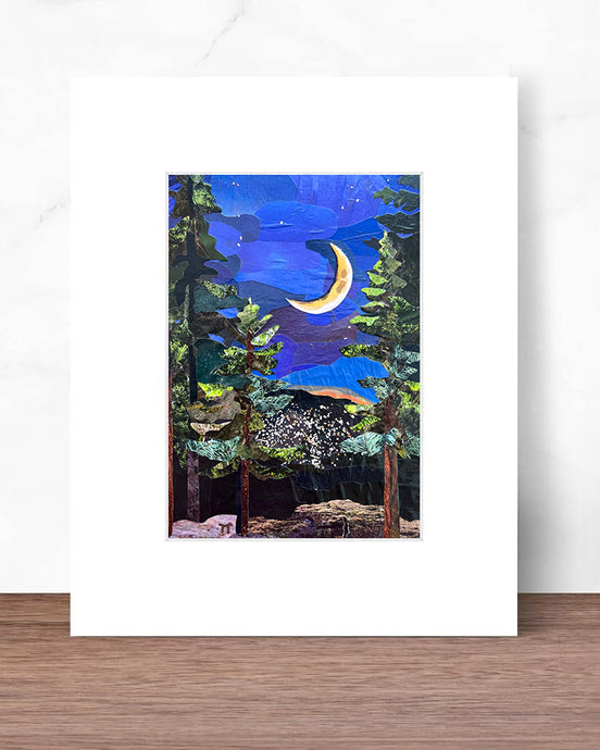 Mountain's Eye View - Matted Print