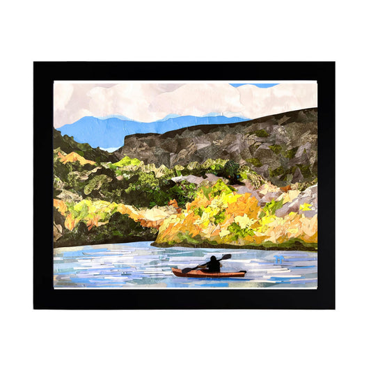 Go With the Flow - Framed Print