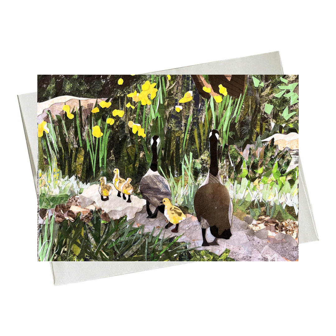 Waddle Along - Note Card