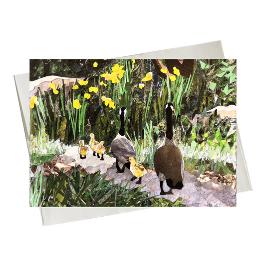 Waddle Along - Note Card
