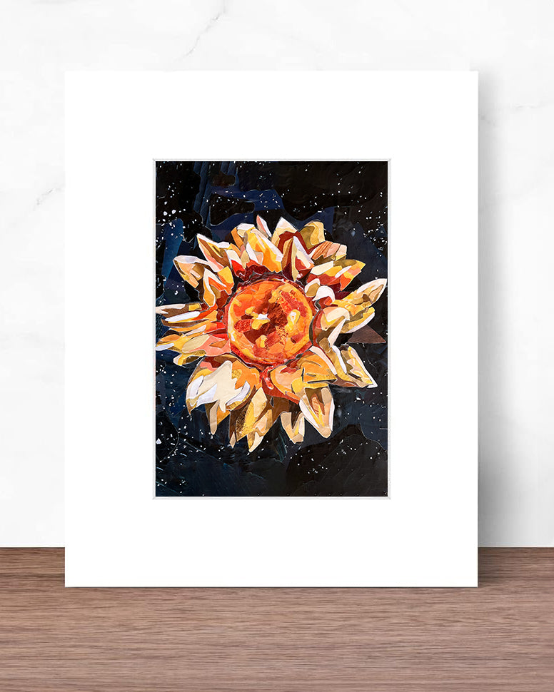 Solar Flower - Matted Print
