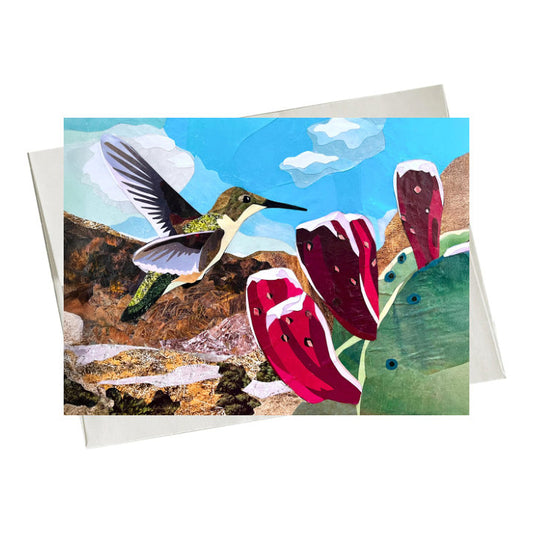 Humming in the Sun - Greeting Card