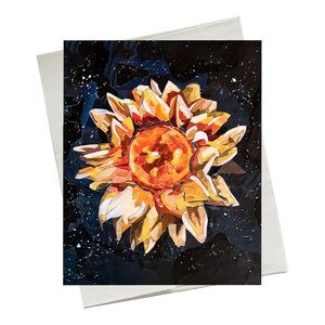 Solar Flower - Note Card